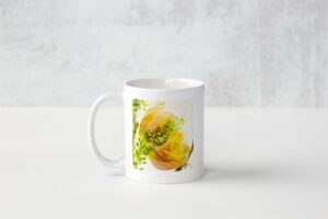 Koffiemok Tulp geel
