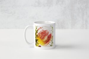 Koffiemok Tulp rood