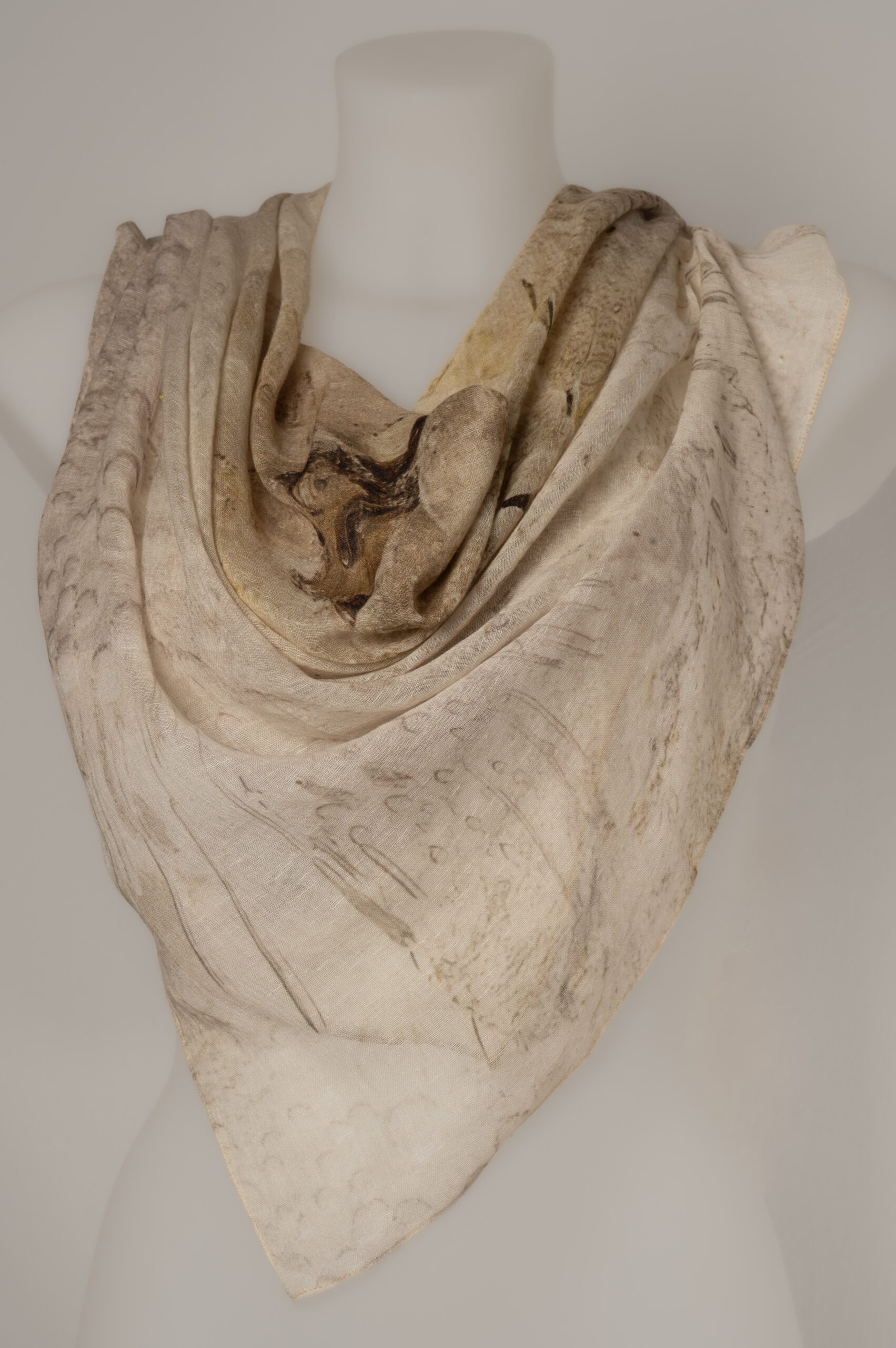 Scarf square Morning Haze 90x90cm