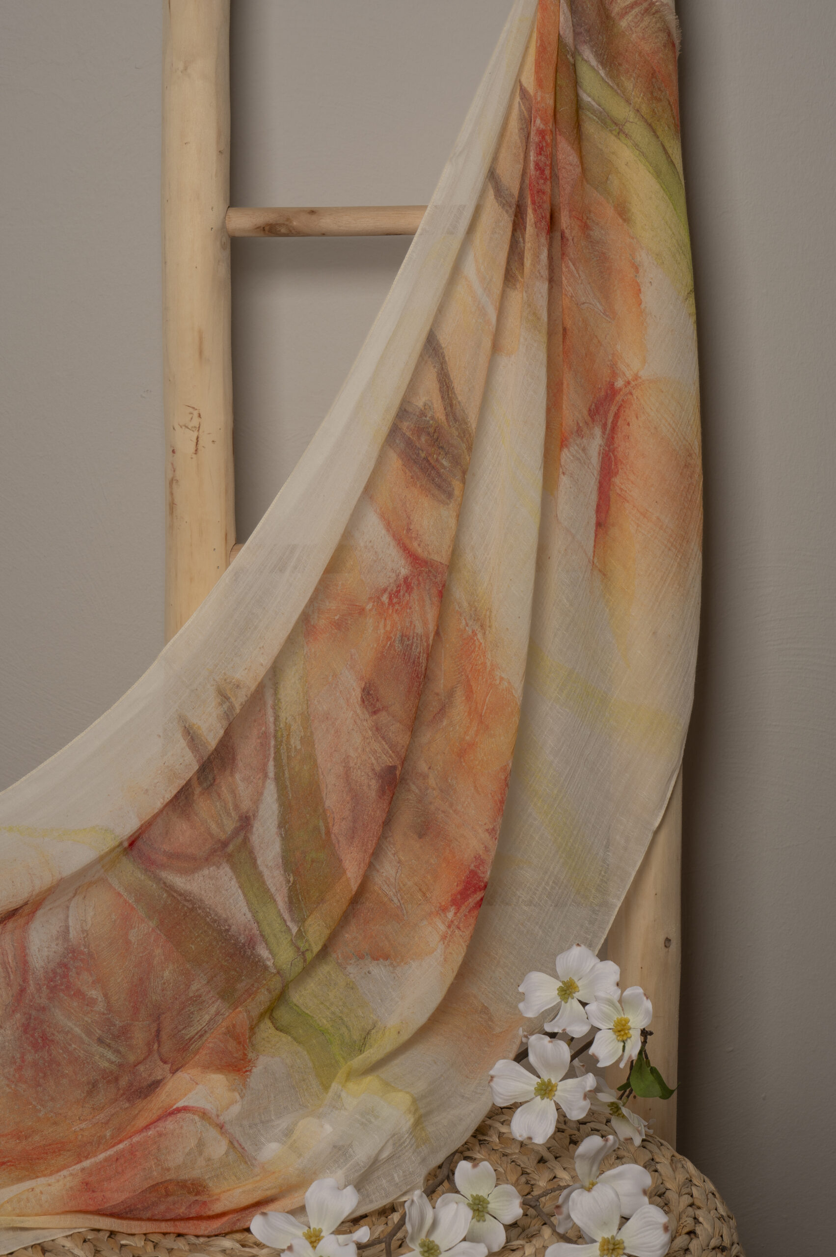 Scarf rectangle Amber Light 70x180cm - Afbeelding 2