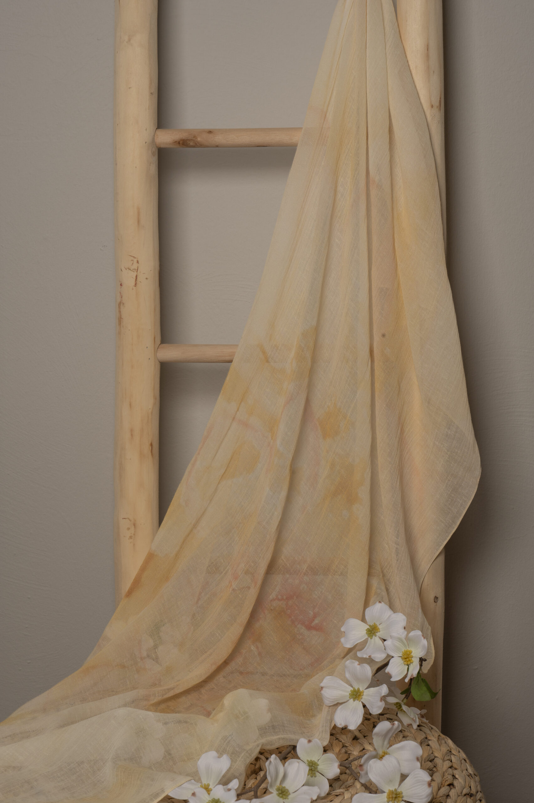 Scarf rectangle Blush Bloom 70x180cm - Afbeelding 2